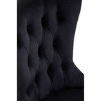 Black Buttoned Dining Chair | Kensington Townhouse