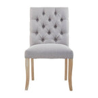 Grey Linen Dining Chair | Kensington Townhouse