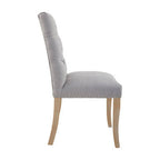 Grey Linen Dining Chair | Kensington Townhouse