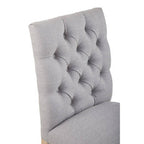 Grey Linen Dining Chair | Kensington Townhouse