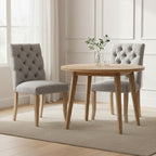 Grey Linen Dining Chair | Kensington Townhouse