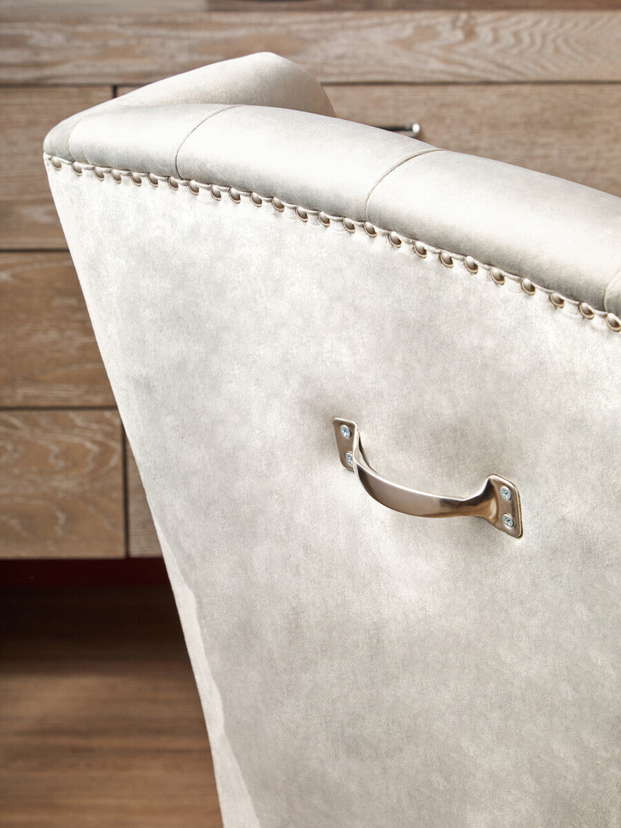 Grey Velvet Dining Chair | Kensington Townhouse