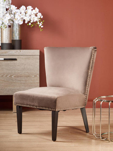 Mink Winged Dining Chair | Kensington Townhouse