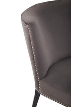 Mink Winged Dining Chair | Kensington Townhouse