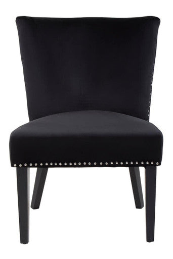 Black Winged Dining Chair | Kensington Townhouse