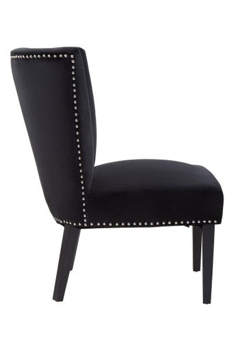 Black Winged Dining Chair | Kensington Townhouse