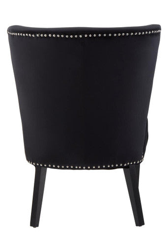 Black Winged Dining Chair | Kensington Townhouse