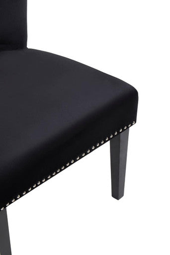 Black Winged Dining Chair | Kensington Townhouse