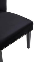 Black Winged Dining Chair | Kensington Townhouse