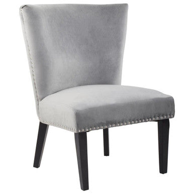 Grey Winged Dining Chair | Kensington Townhouse