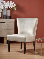 Grey Winged Dining Chair | Kensington Townhouse