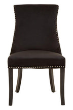 Black Velvet Dining Chair | Kensington Townhouse