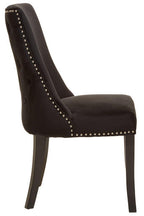 Black Velvet Dining Chair | Kensington Townhouse
