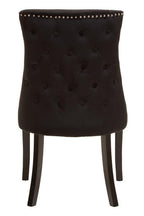 Black Velvet Dining Chair | Kensington Townhouse