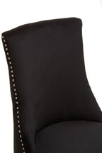 Black Velvet Dining Chair | Kensington Townhouse