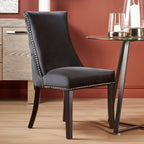 Black Velvet Dining Chair | Kensington Townhouse