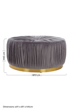 Grey Footstool | Shea