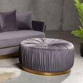Grey Footstool | Shea