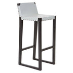 Grey Leather Bar Stool | Kendari