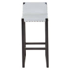 Grey Leather Bar Stool | Kendari
