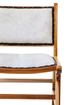 Natural Leather and Teak Wood Dining Chair | Kendari