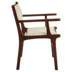 Leather and Teak Wood Dining Chair | Kendari