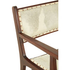 Leather and Teak Wood Dining Chair | Kendari