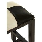 Black and White Leather Stool | Kendari
