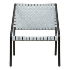 Grey Leather Woven Chair | Kendari