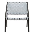 Grey Leather Woven Chair | Kendari