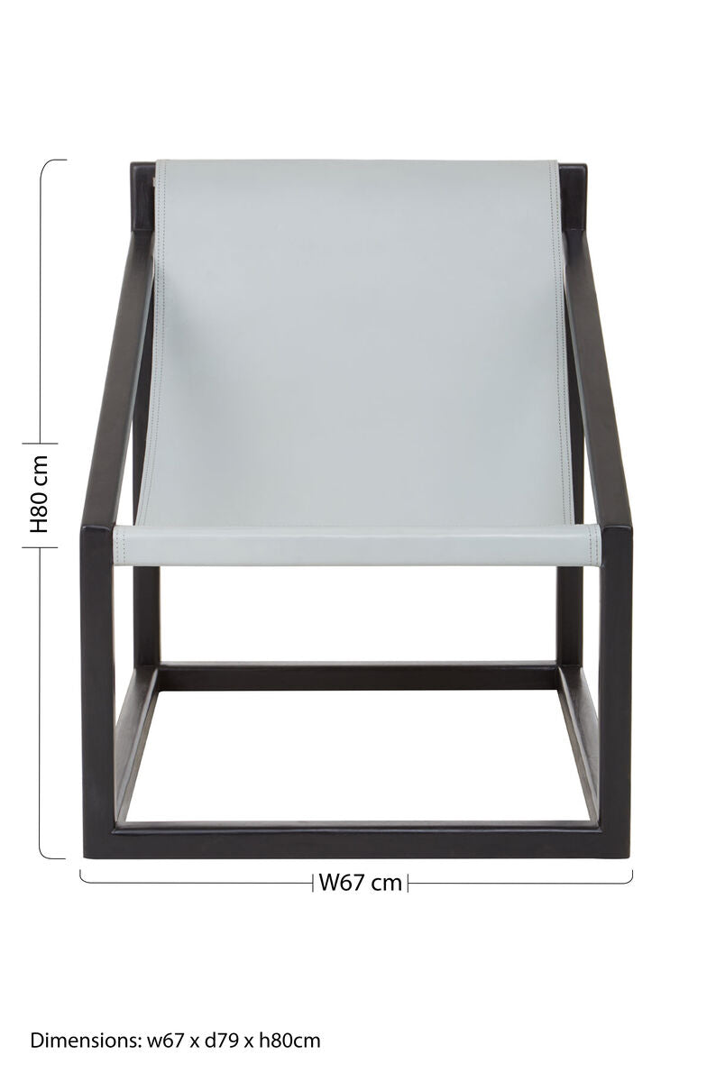 Grey Cubic Frame Chair | Kendari