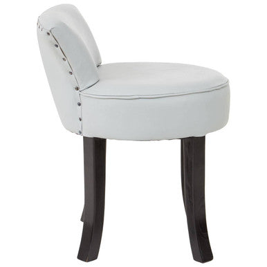Grey Leather Rounded Chair | Kendari