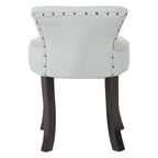 Grey Leather Rounded Chair | Kendari