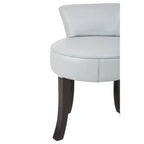 Grey Leather Rounded Chair | Kendari
