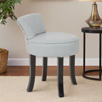 Grey Leather Rounded Chair | Kendari