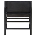Black Teak Wood Frame Armchair | Kendari