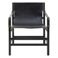 Black Teak Wood Frame Armchair | Kendari
