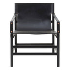 Black Teak Wood Frame Armchair | Kendari