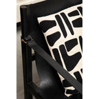 Black Teak Wood Frame Armchair | Kendari