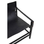 Black Teak Wood Frame Armchair | Kendari