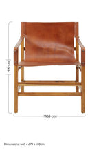 Brown Cow Leather Chair | Kendari
