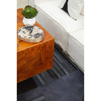 Brown Teak Wood Cuboid Coffee Table | Surak