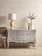 Chest of 2 Drawers with Mother of Pearl Inlay | Fusion