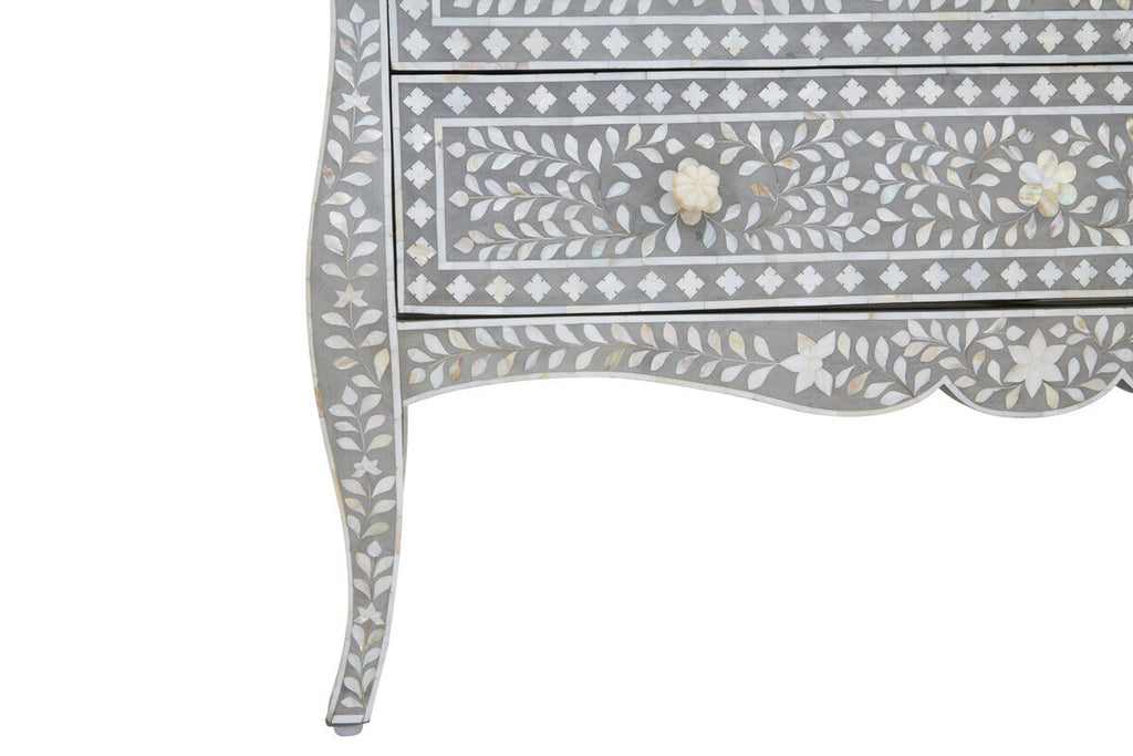 Chest of 2 Drawers with Mother of Pearl Inlay | Fusion