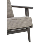 Tweed Armchair with Black Oak Wood Frame | Hector
