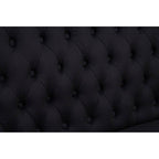 2 Seater Black Bench Sofa | Harrison