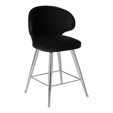 Black Velvet Bar Stool | Piermount