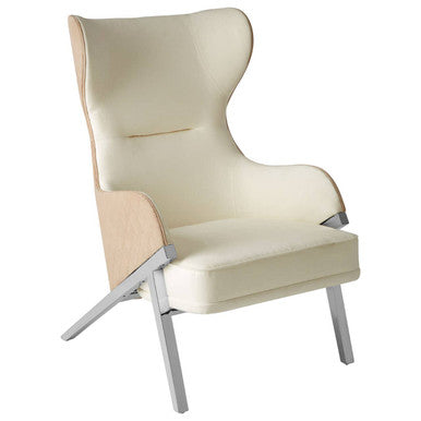 Ivory Wingback Chair | Piermount