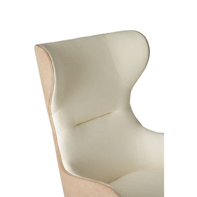 Ivory Wingback Chair | Piermount