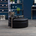 Black Stool and Coffee Table Set with Nesting Design | Piermount